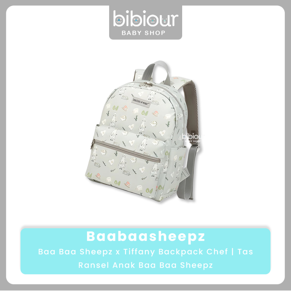 Baabaasheepz x Tiffany Backpack Chef | Tas Ransel Anak