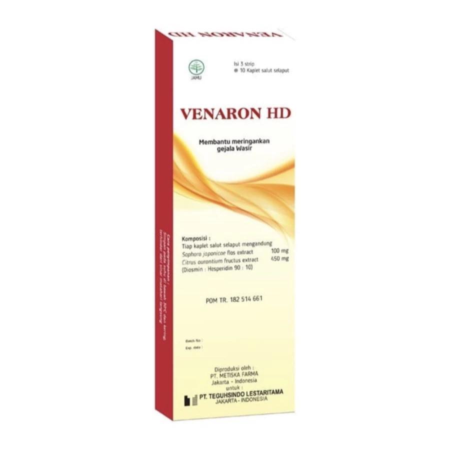 Venaron HD 30 Kapsul - Obat Sembelit, Ambeien & Wasir