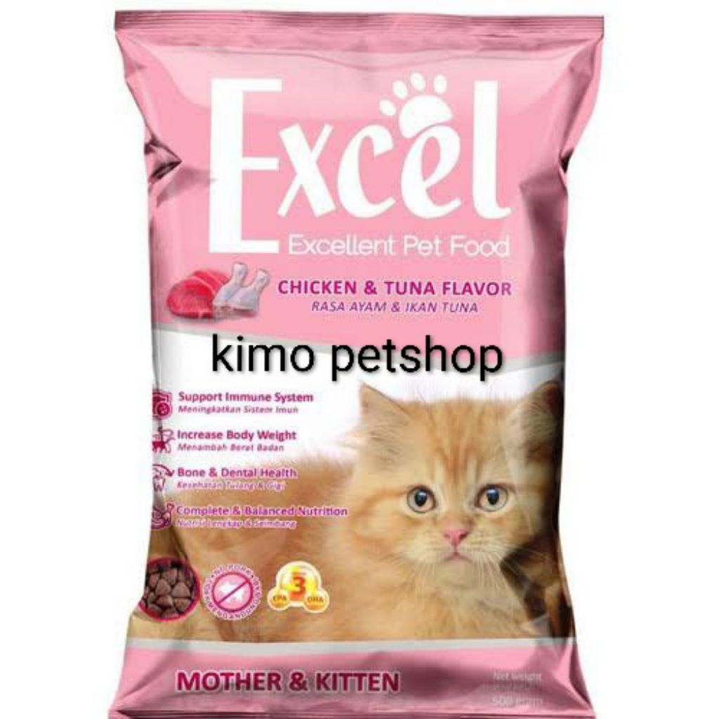 Excel Mother and Kitten 20kg makanan kucing karungan