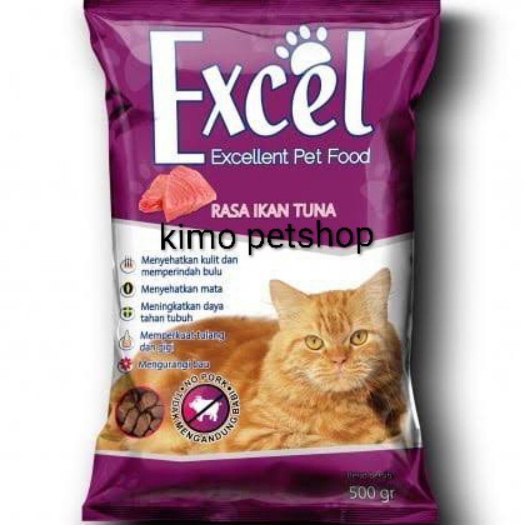 Excel Tuna IKAN 20kg makanan kucing Karungan