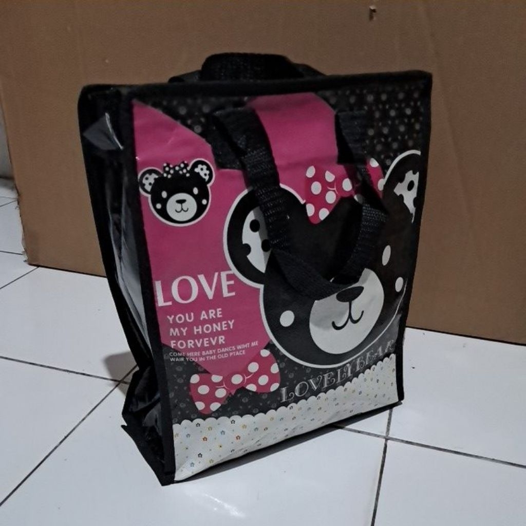 Tas Karung Plastik Mini 28x32 cm Tas Bekal Makanan Serbaguna