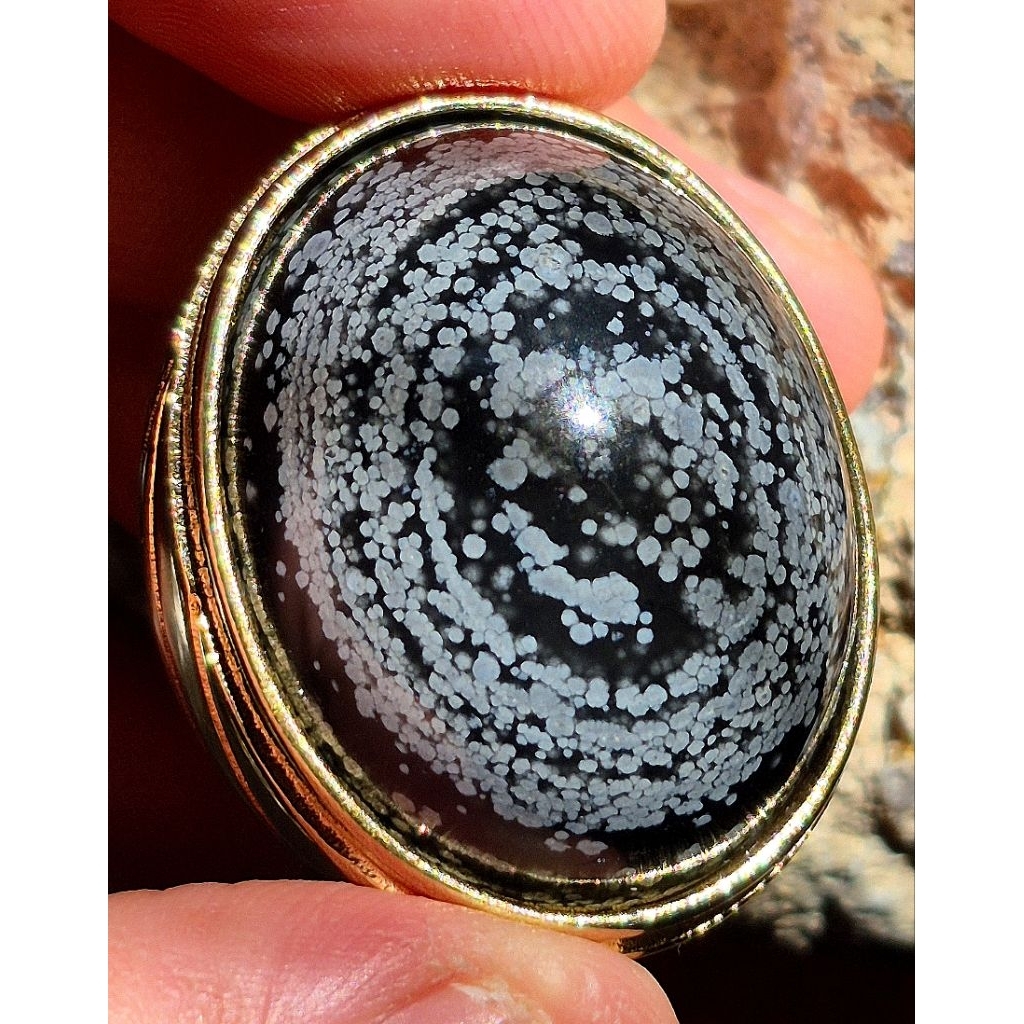 Natural batu akik puser bumi dimensi 30.24.14