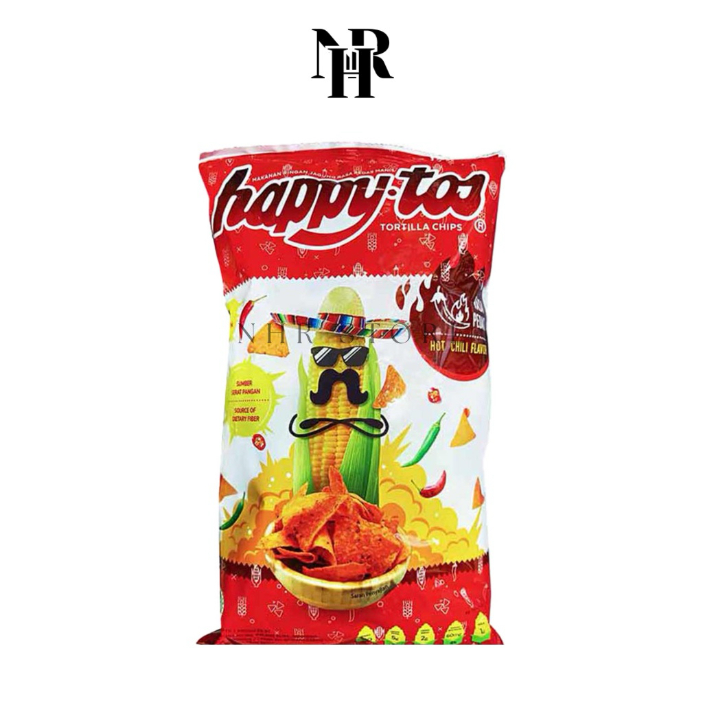 Happy Tos Tortilla Chips Pedas 140gr