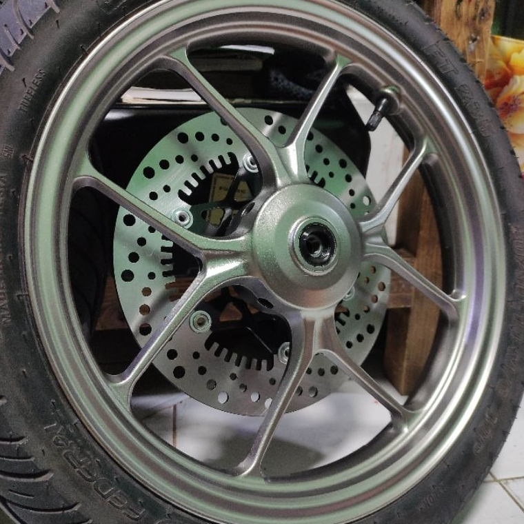 Cat Titanium grey semi dop/semi glosy/efek anodize