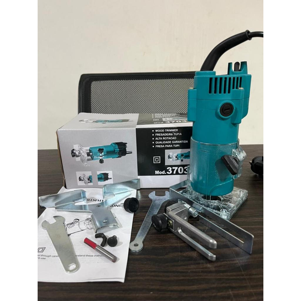 TERBAIK MESIN PROFIL KAYU GIMPET 3703/ELECTRIC TRIMMER FREE MATA PISAU FULL SET