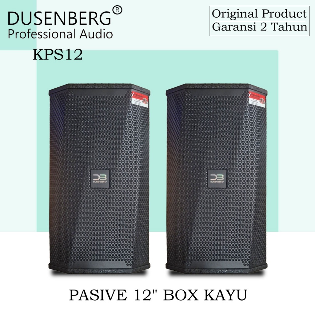 Speaker Pasif 12 Inch DusenBerg KPS12 Box Kayu Passive Original