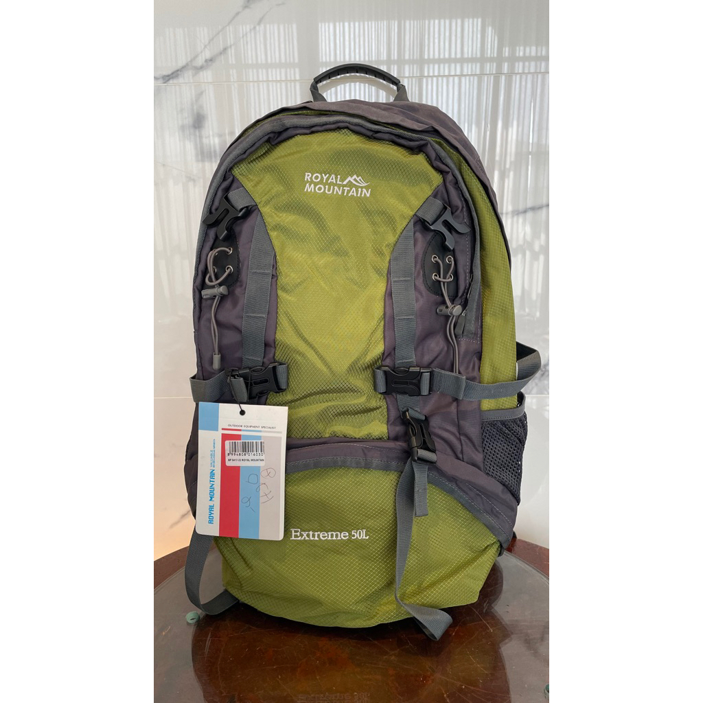 Tas Ransel Gunung Carrier Daypack Royal Mountain Kapasitas 50L