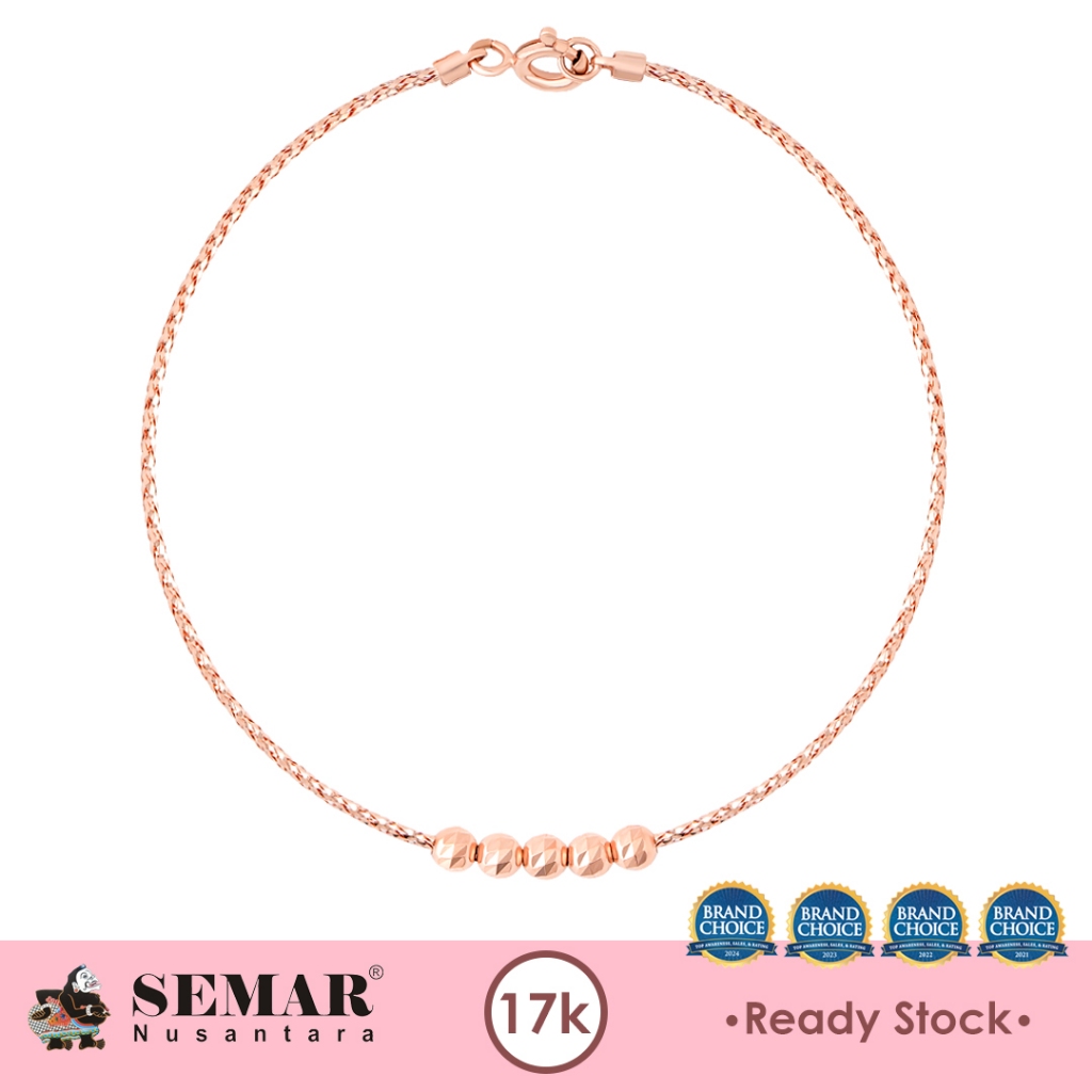 Gelang Emas Choker Launa Candy Gold 17K Semar Nusantara