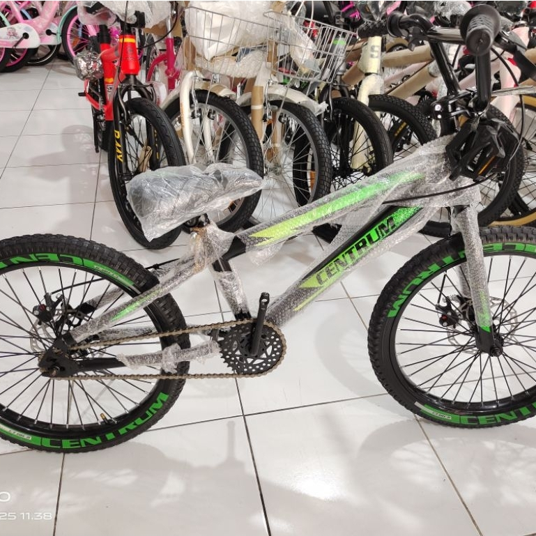 sepeda BMX ukuran 20inc anak laki-laki 7-12 tahun merk VELION DAN CENTRUM rem cakram depan belakang