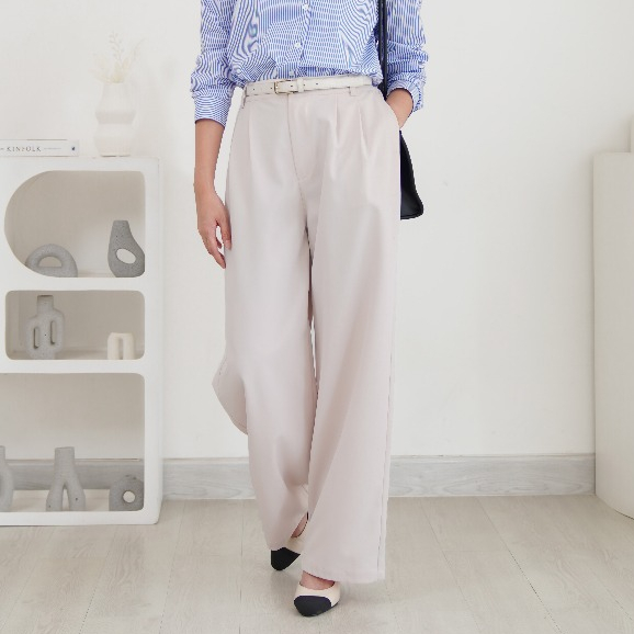 Momelca Yuve Wide Leg Pants Celana Panjang Wanita