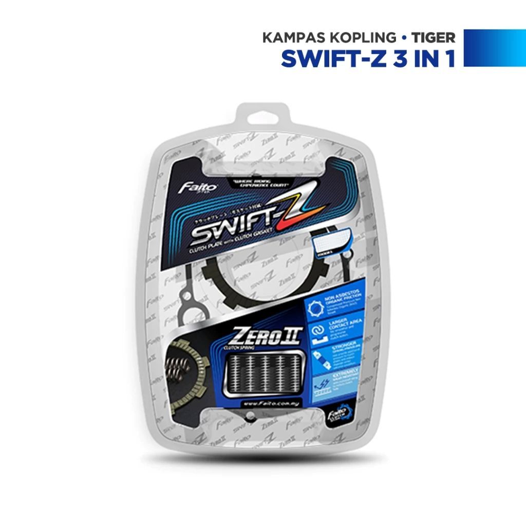 KAMPAS KOPLING FAITO PLUS PER HONDA TIGER KLX 150 GL PRO GL MAX ORIGINAL FAITO