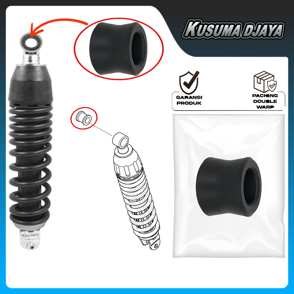 KARET DUDUKAN SHOCK BELAKANG BEAT DELUXE GENIO SCOOPY PRESTIGE SATUAN