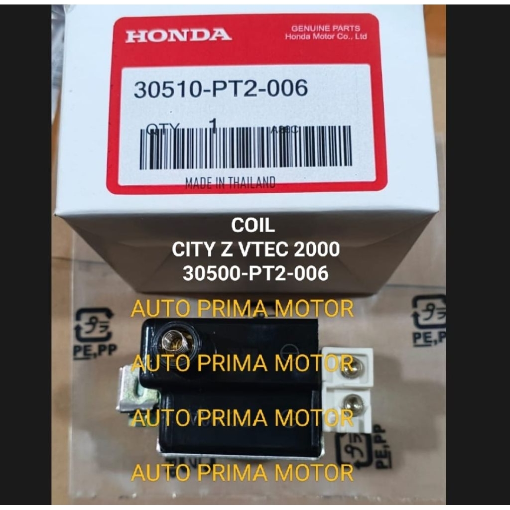 COIL IGNITION KOIL PENGAPIAN HONDA CITY-Z CITY Z VTEC 2000 30500-PT2-006