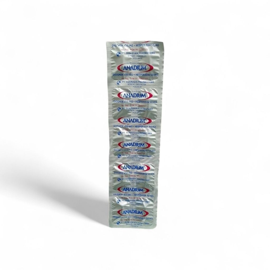 OBAT WASIR / MEREDAKAN GEJALA WASIR / ANADIUM KAPLET 1 STRIP