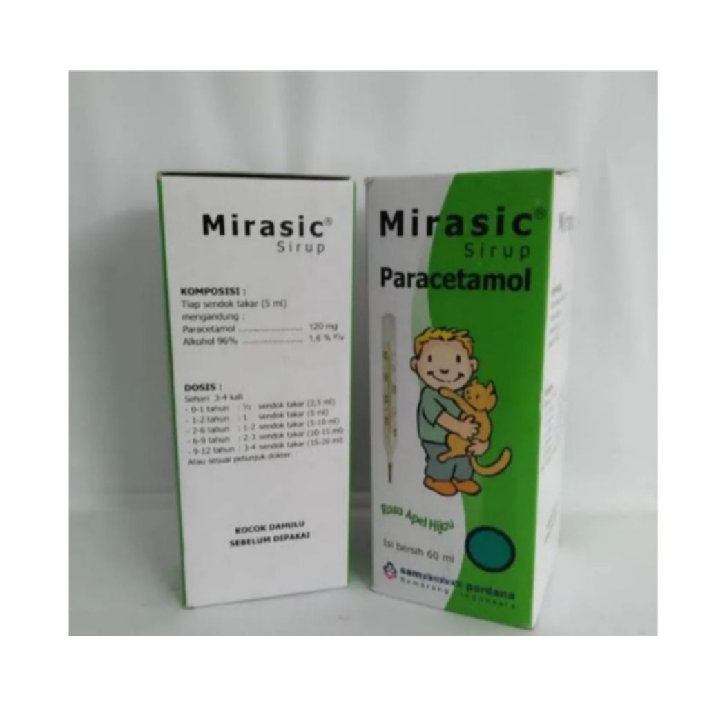 Sirup Paracetamol 60ml & Tablet untuk dewasa - Meringankan Demam dan Nyeri