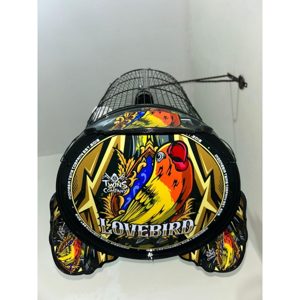 sangkar burung besi decal love bird 1
