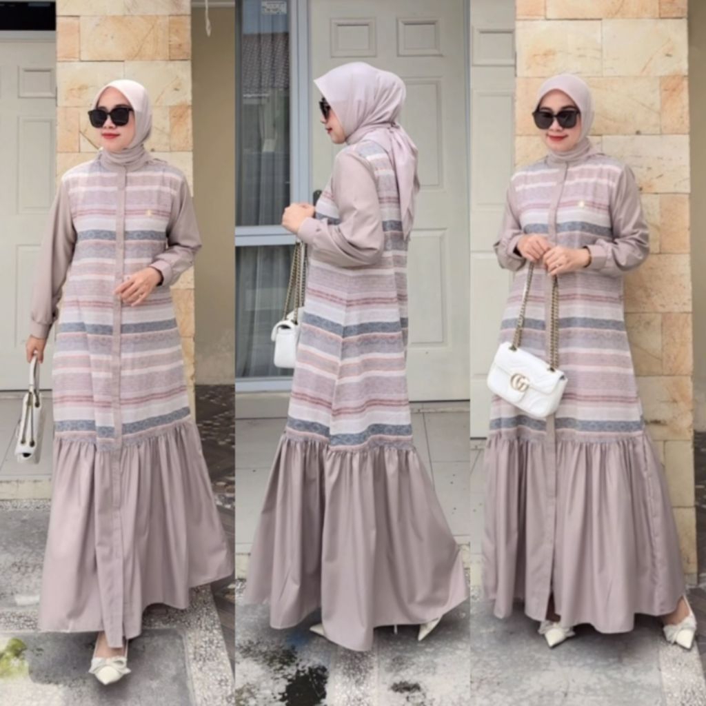 dress dimara katun triset original//dress kekinian