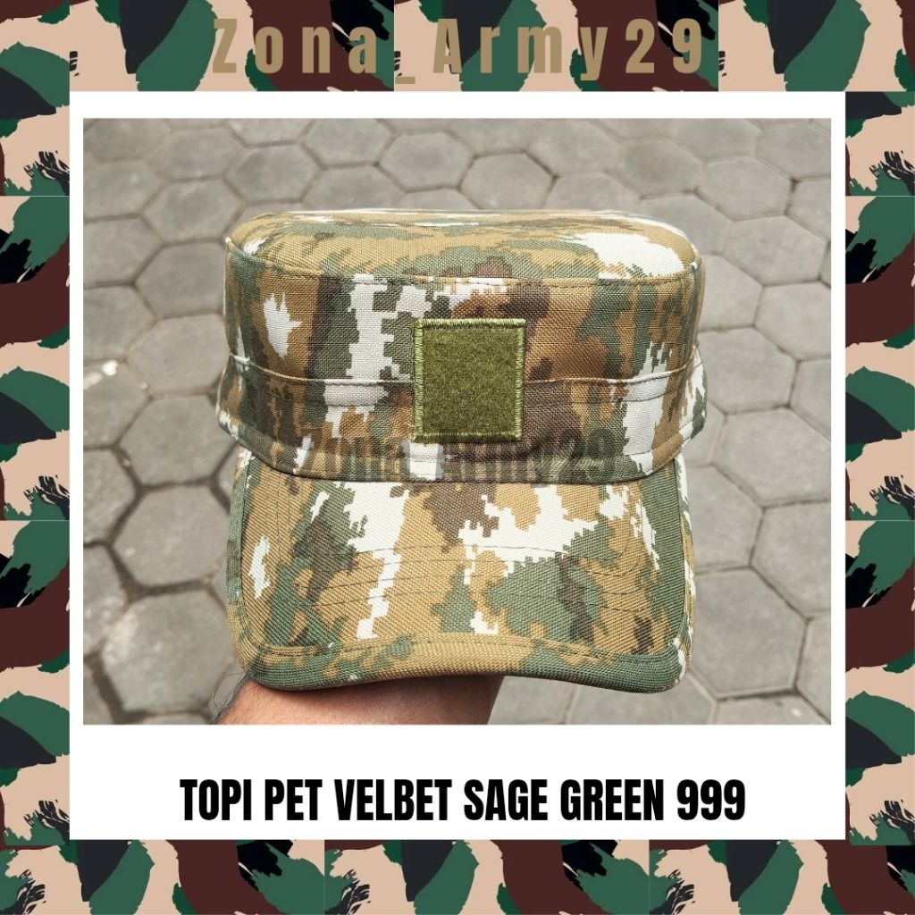 TOPI PET VELBET SAGE GREEN 999 UK 55-59