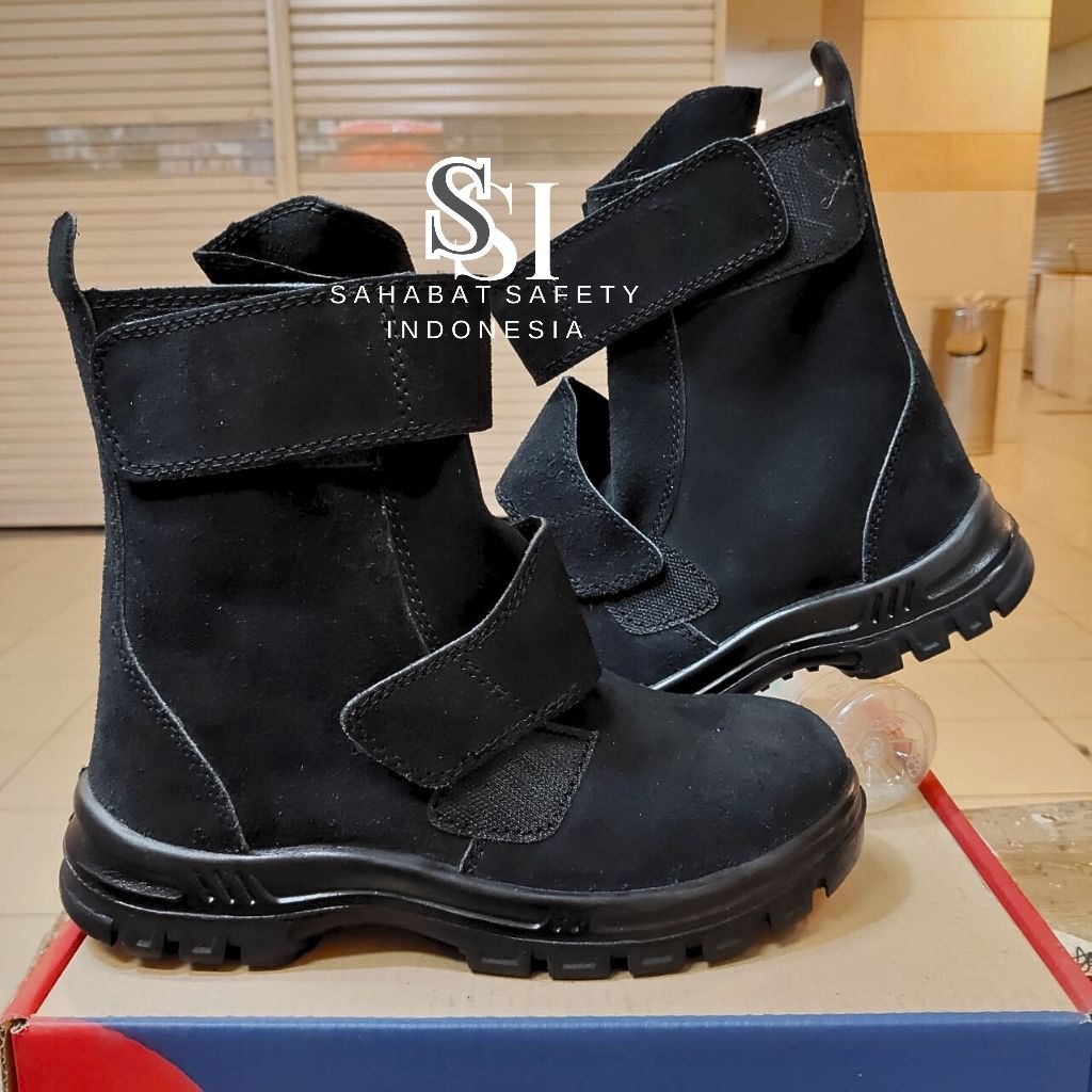 Sepatu Safety KENT Batam Hitam Original 100% - Safety Shoes Kent Batam Asli Murah Berkualitas