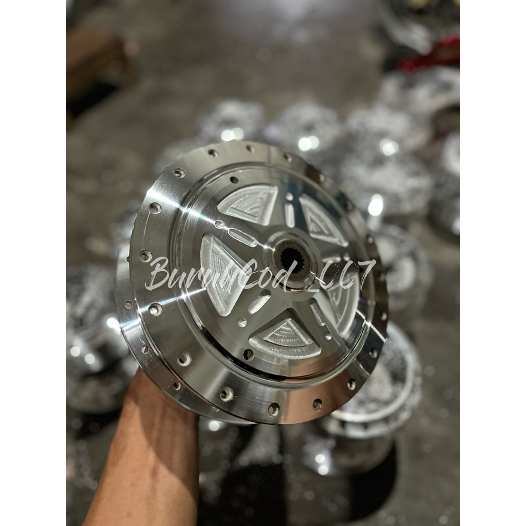 Tromol Belakang Matic Mio 5Tl Original Bubut Cnc Slim Dan Coak