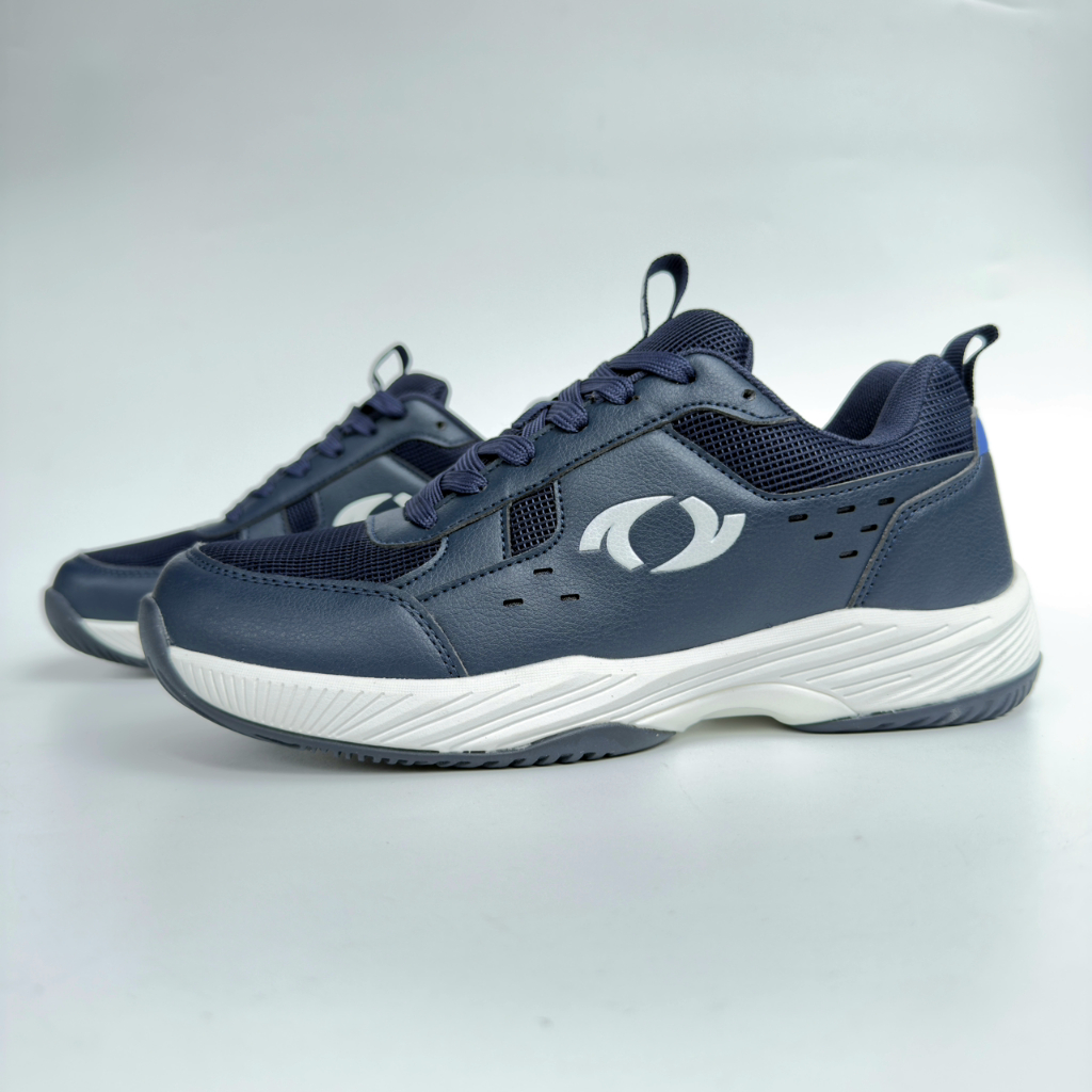 Astec Kickstart Badminton Original Navy Biru Sepatu Bulutangkis