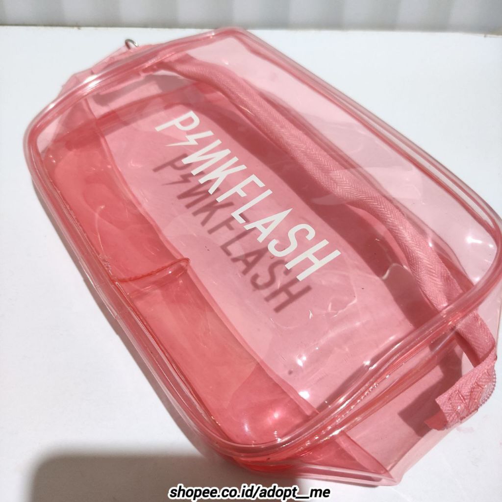 PINKFLASH COSMETIC BAG ORIGINAL PVC TRANSPARANT