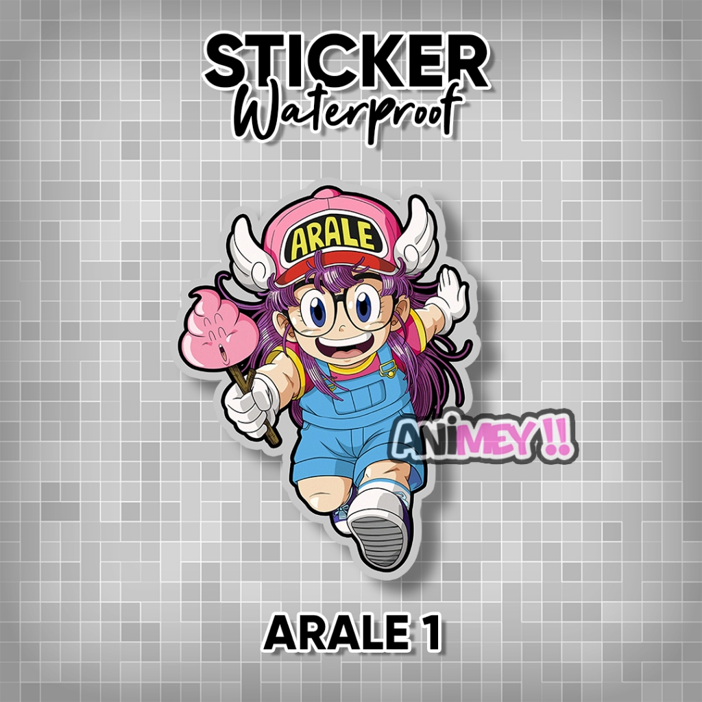 Stiker Arale Dr Slump / Sticker Anime Arale Dr slump Waterproof