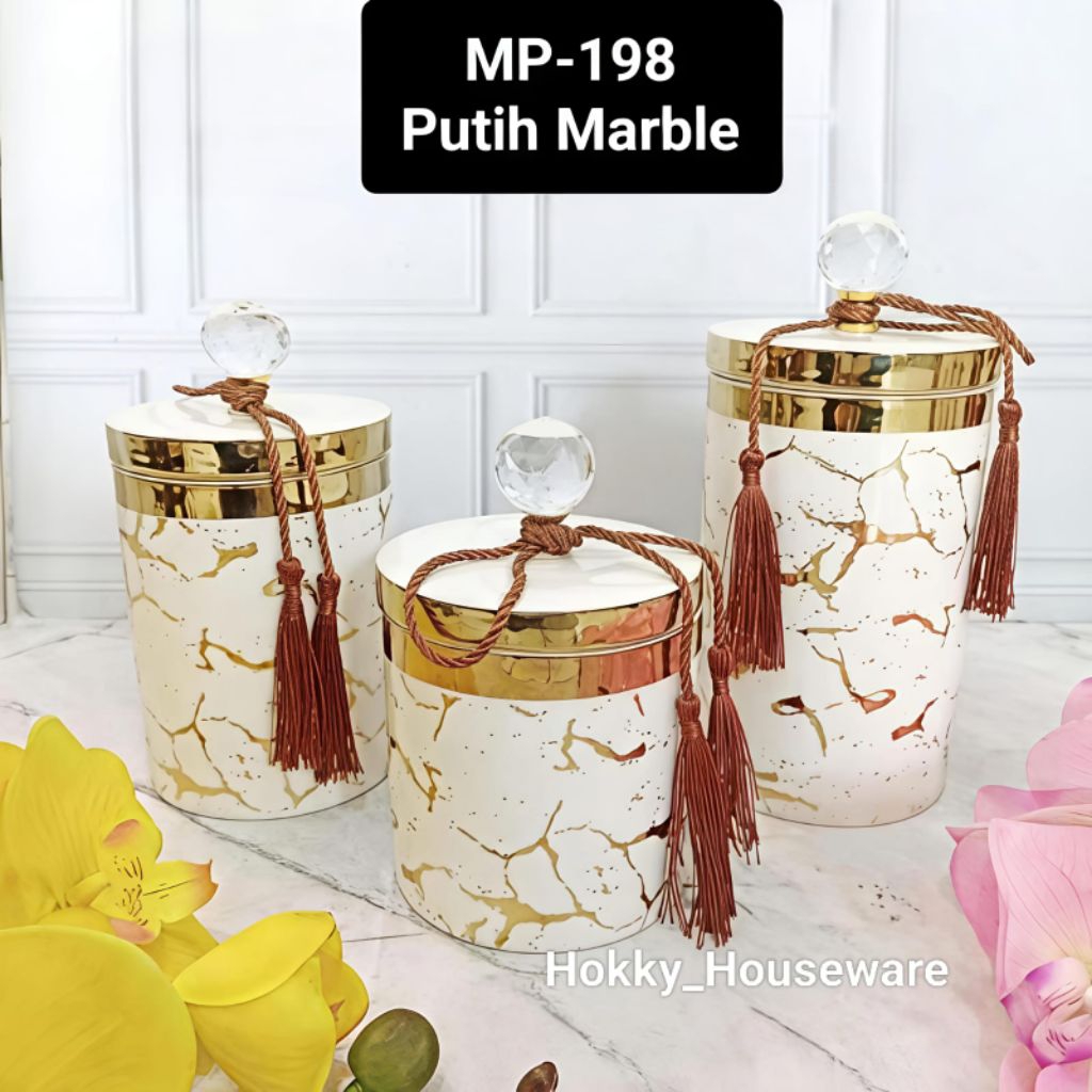 Toples Keramik Marble Set 3Pcs Fiorenza 198