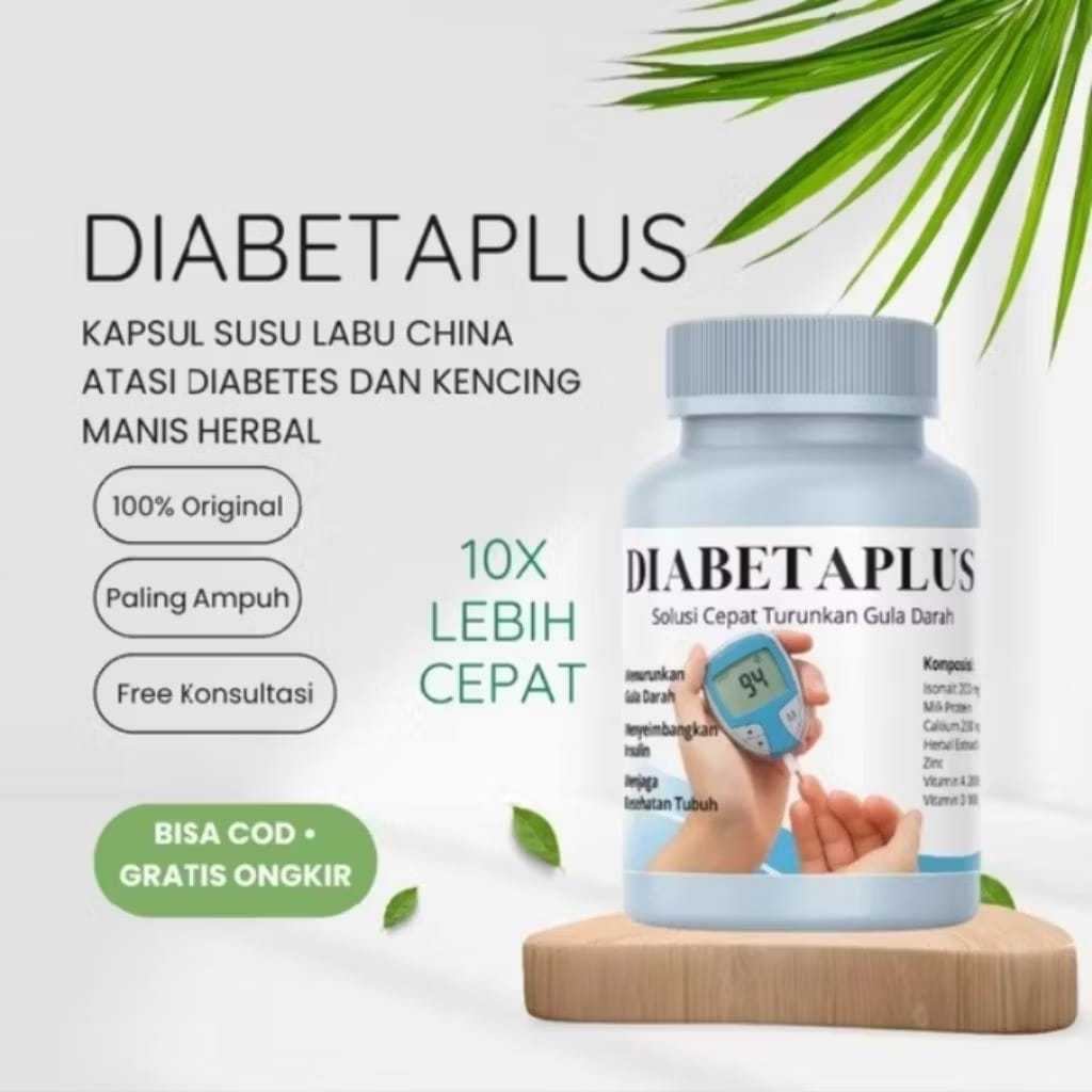Diabetaplus Kapsul Herbal Labu Cina Stabil Gula