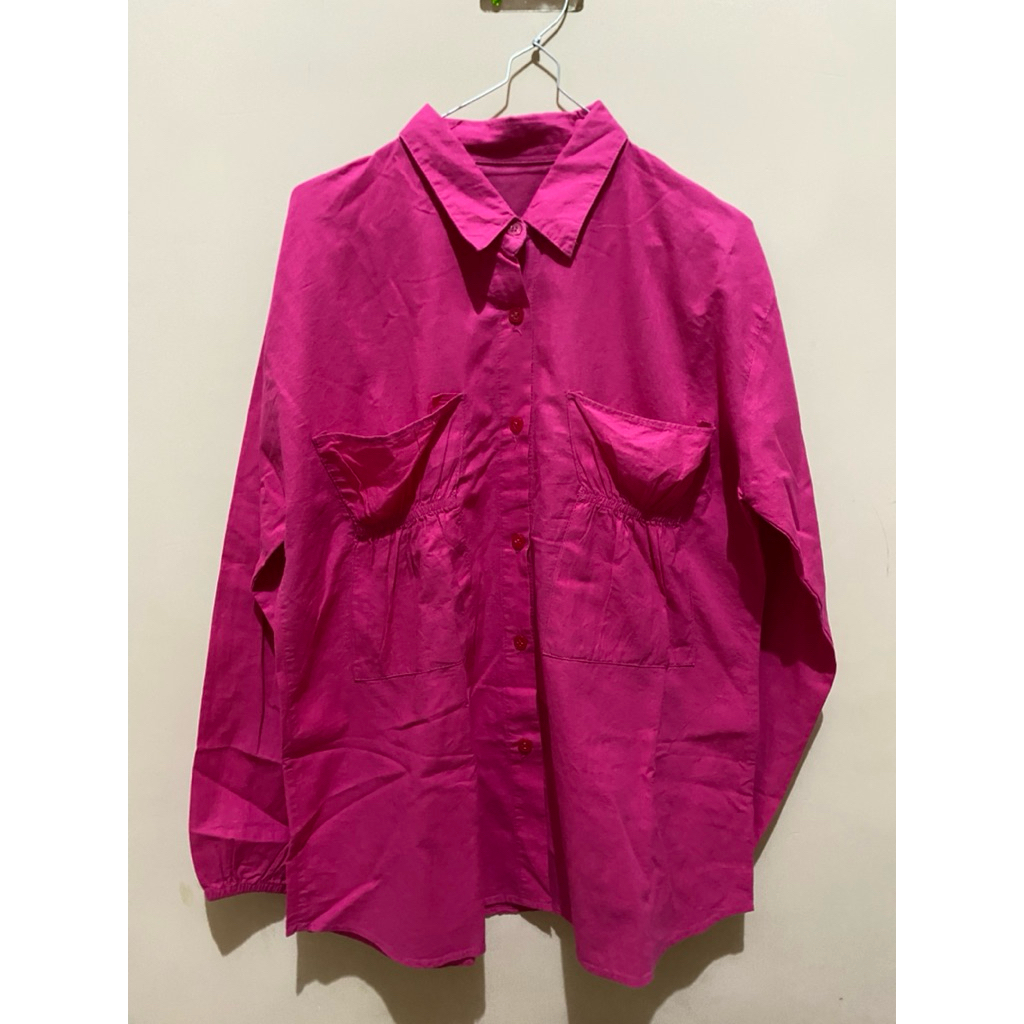 Blouse Fuschia Wanita
