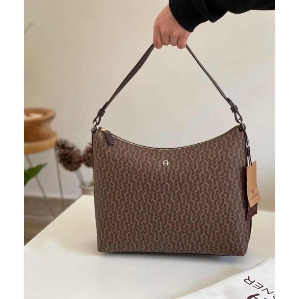 tas hobo wanita aigner juna hobo