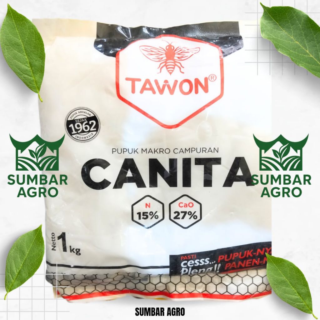 Pupuk CANITA TAWON 1kg // Pupuk Makro Campuran // Pupuk Kalsium