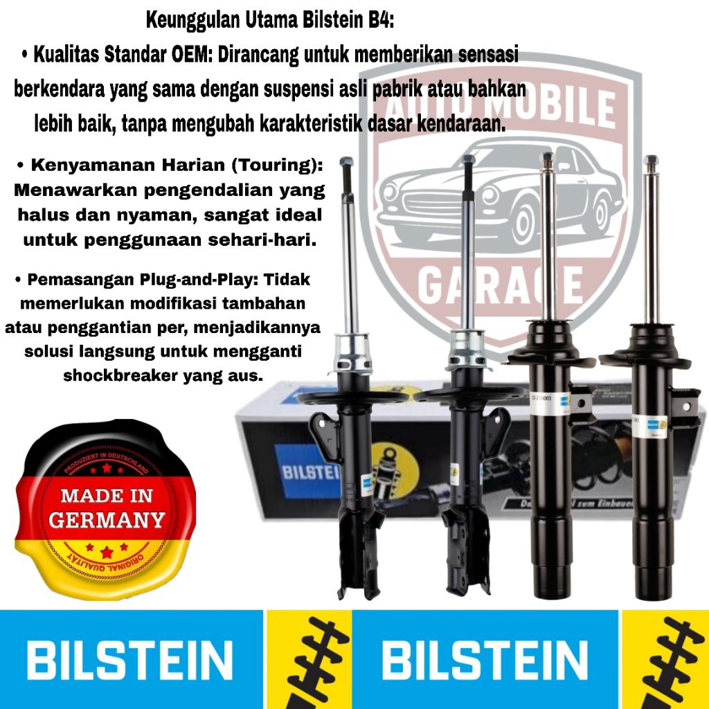 SHOCKBREAKER DEPAN HONDA CITY Z ORIGINAL BILSTEIN B4