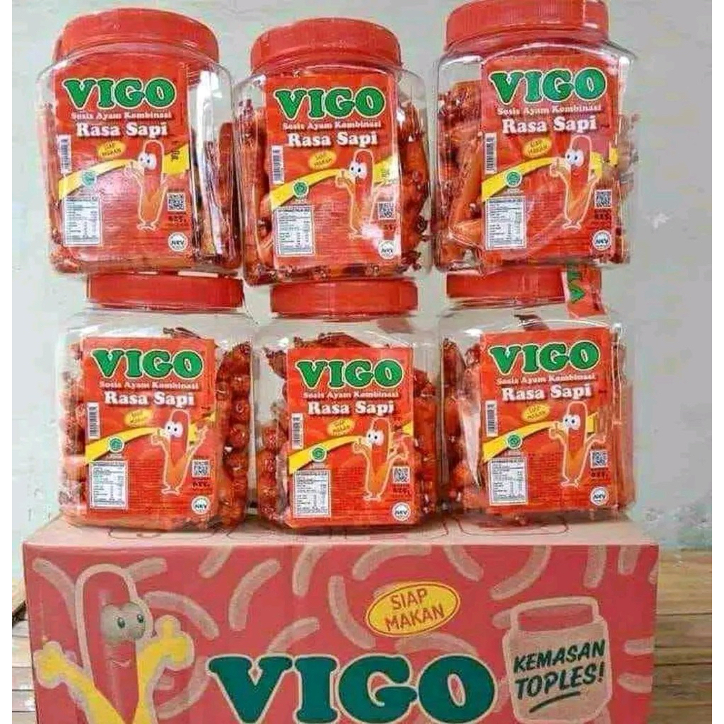 Sosis Vigo Toples isi 50 / Sosis Siap Makan Lebaran