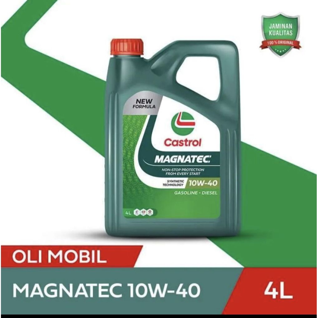 Oli Mobil Castrol Magnatec 4 Liter - Perlindungan Maksimal, Molekul Pintar, Semua Musim