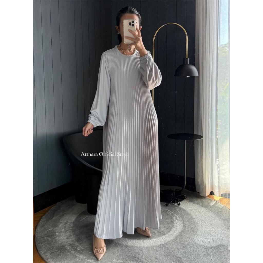 Atthara-Gamis Plisket Mayung Premium Adem Nyaman G03 LD 120 Hyget Super Premium Quality