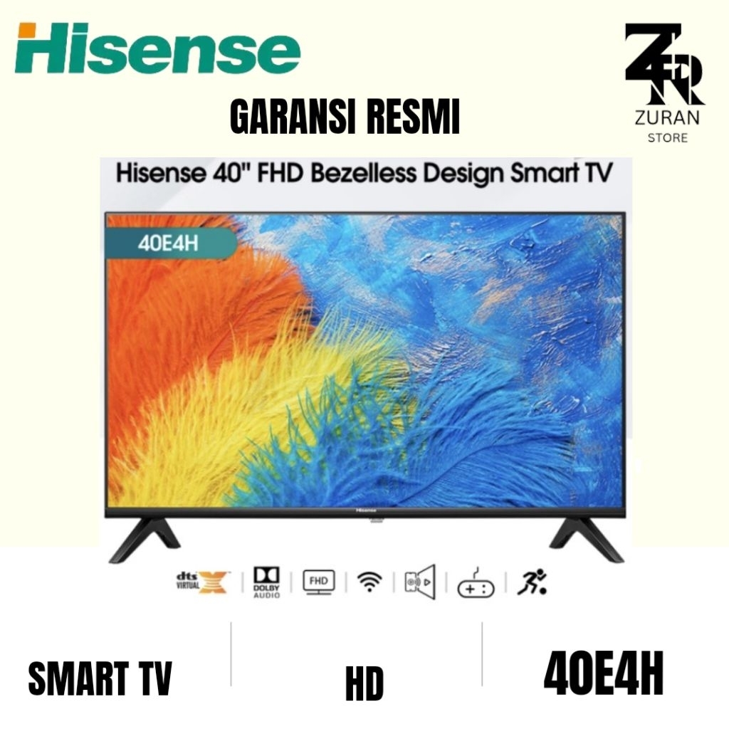 HISENSE 40E4H FHD SMART TV BEZZELESS 40 inch