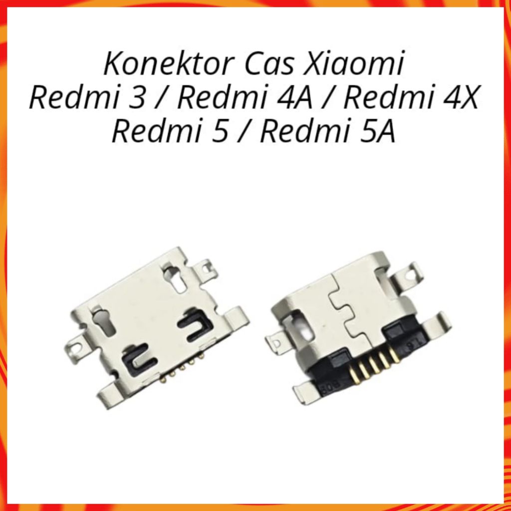 Konektor Cas Redmi 3 / Redmi 4a / Redmi 4x / Redmi 5 / Redmi 5a / Redmi 6