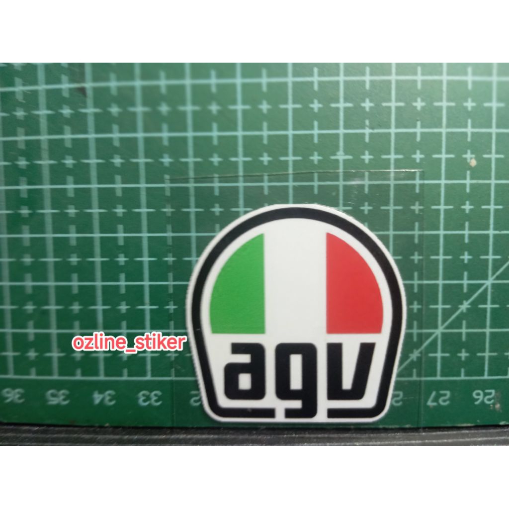 STIKER TIMBUL decal agv untuk motor, helm dll