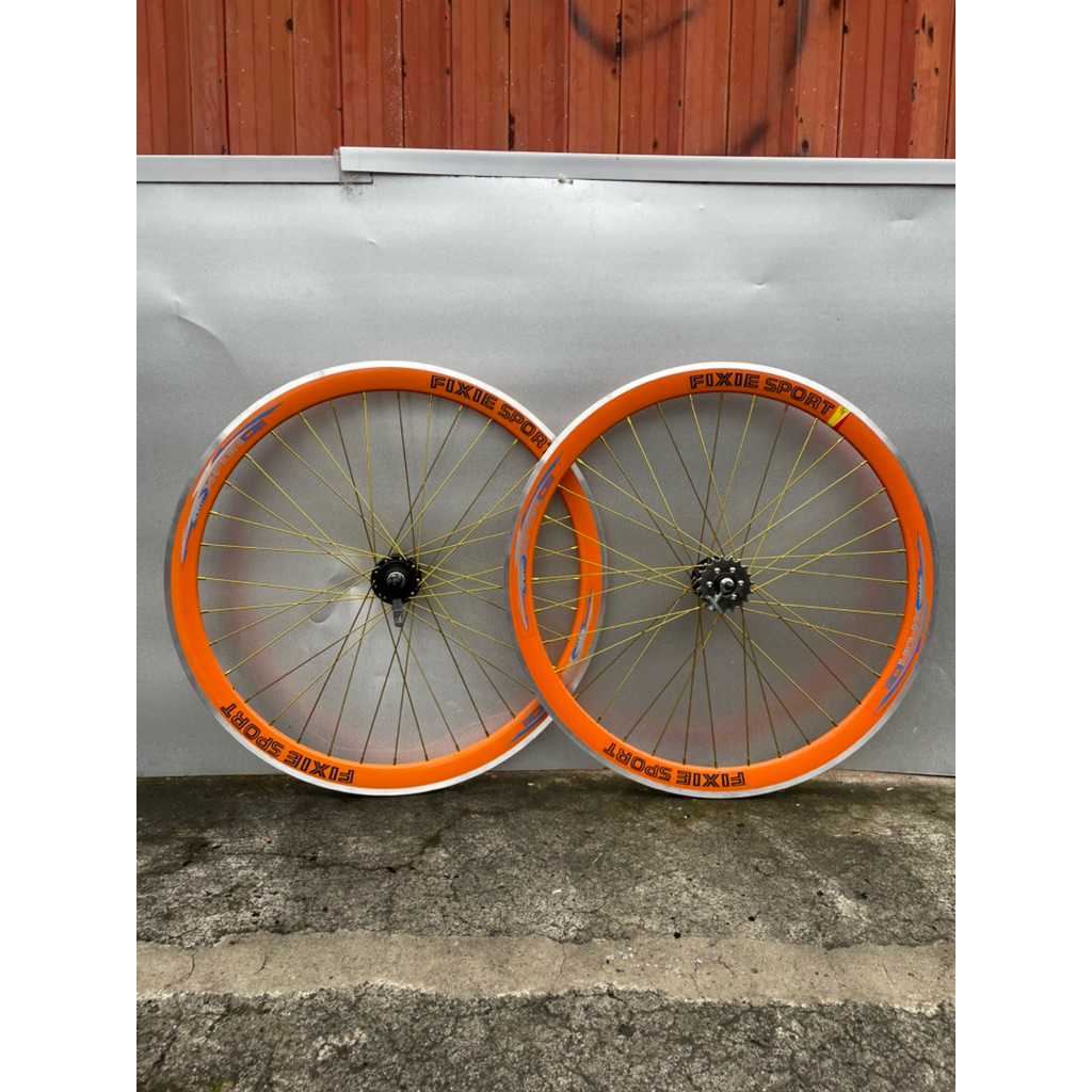 Wheelset sepeda fixie sport doltrap 36h lebar 4cm