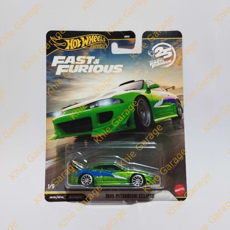 HotWheels Hot Wheels Premium Chase Car 95 Mitsubishi Eclipse Hijau Brian Fast Furious 2026