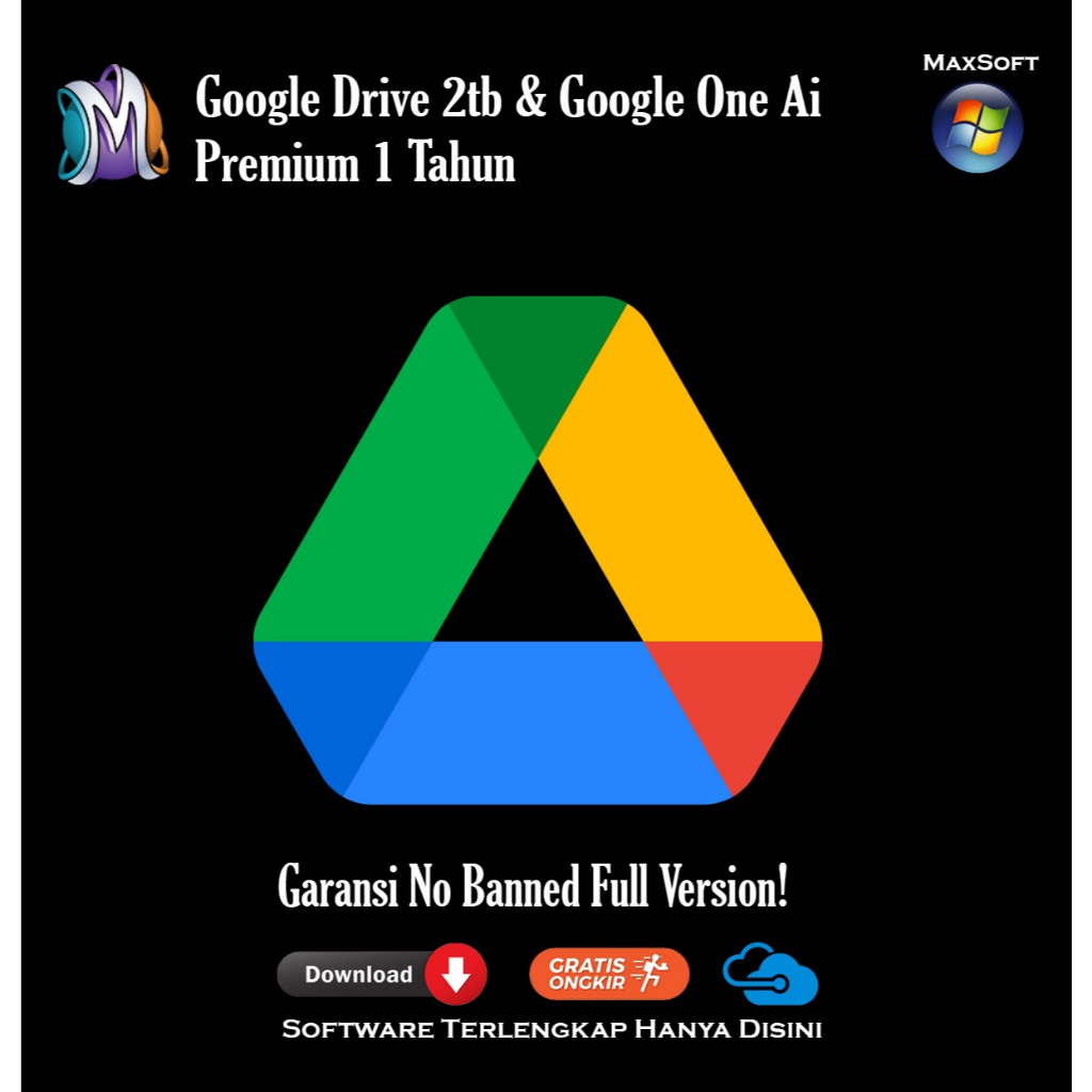 Google Drive 2tb dan Google One Ai Subcription 1 Tahun
