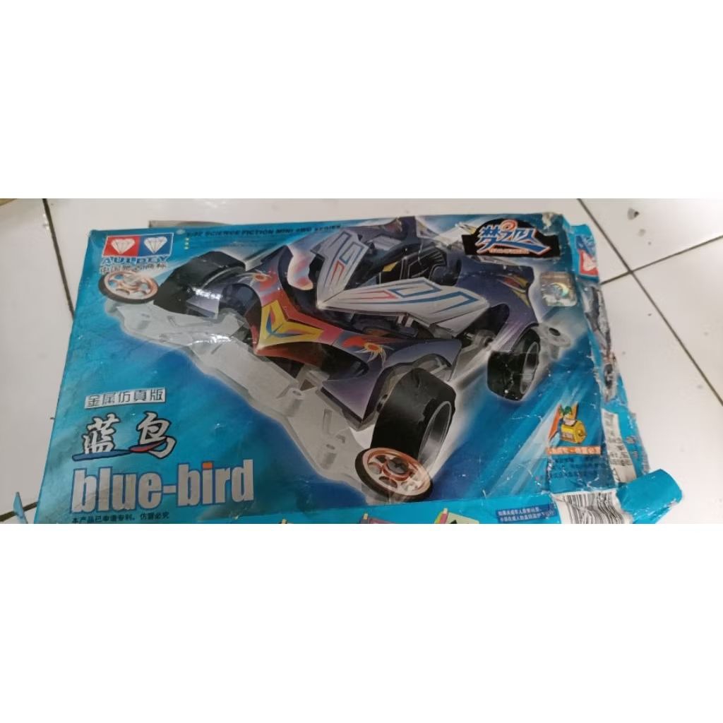 Tamiya Mini4wd Auldey Team of dream blue bird Minus