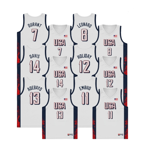 JERSEY BASKET TEAM USA PUTIH