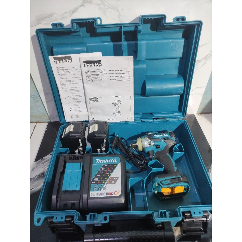 DTW 285 RTE 1/2" CORDLESS IMPACT WRENCH MAKITA ALAT BUKA BAUT MAKITA DTW285