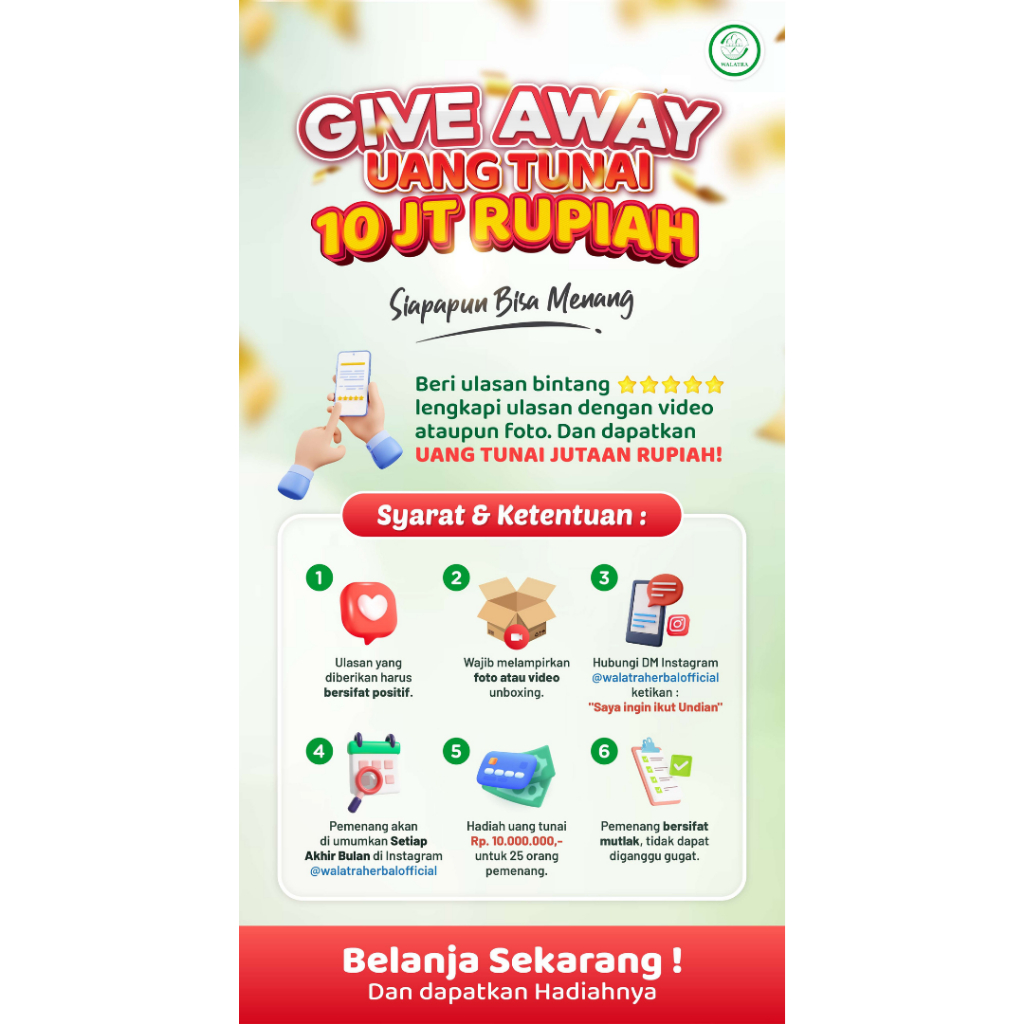 GRATIS UNDIAN GIVE AWAY OBAT HERBAL PROPOLIS SM