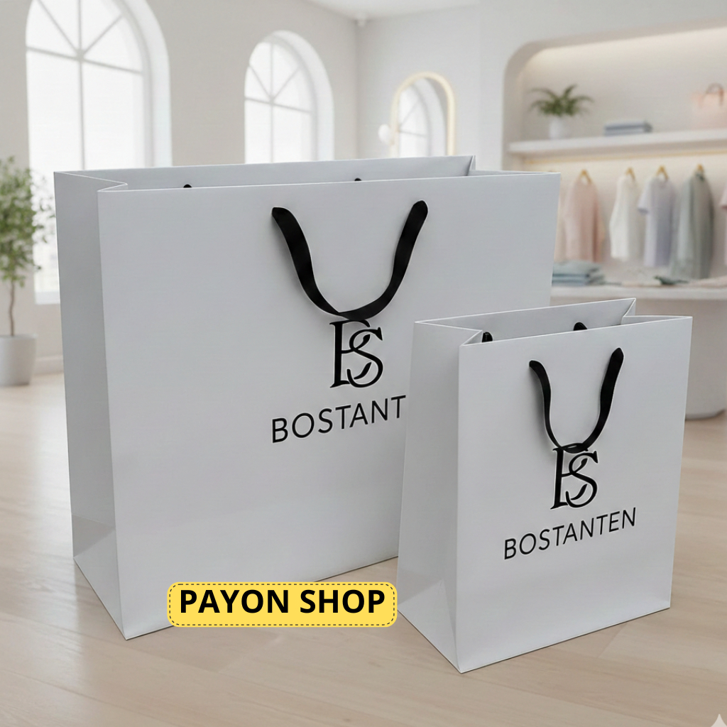 Paper Bag Bostanten Premium Putih Tas Kado untuk Hadiah Hampers