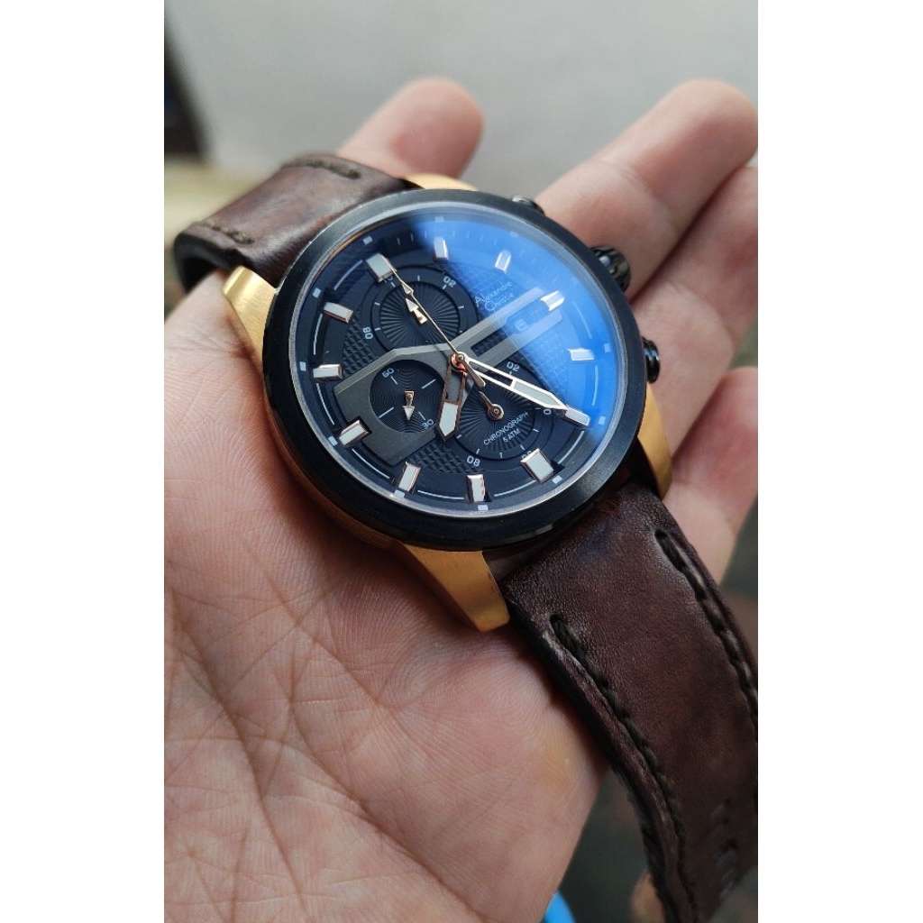jam tangan original Alexandre Christie pria second bekas preloved