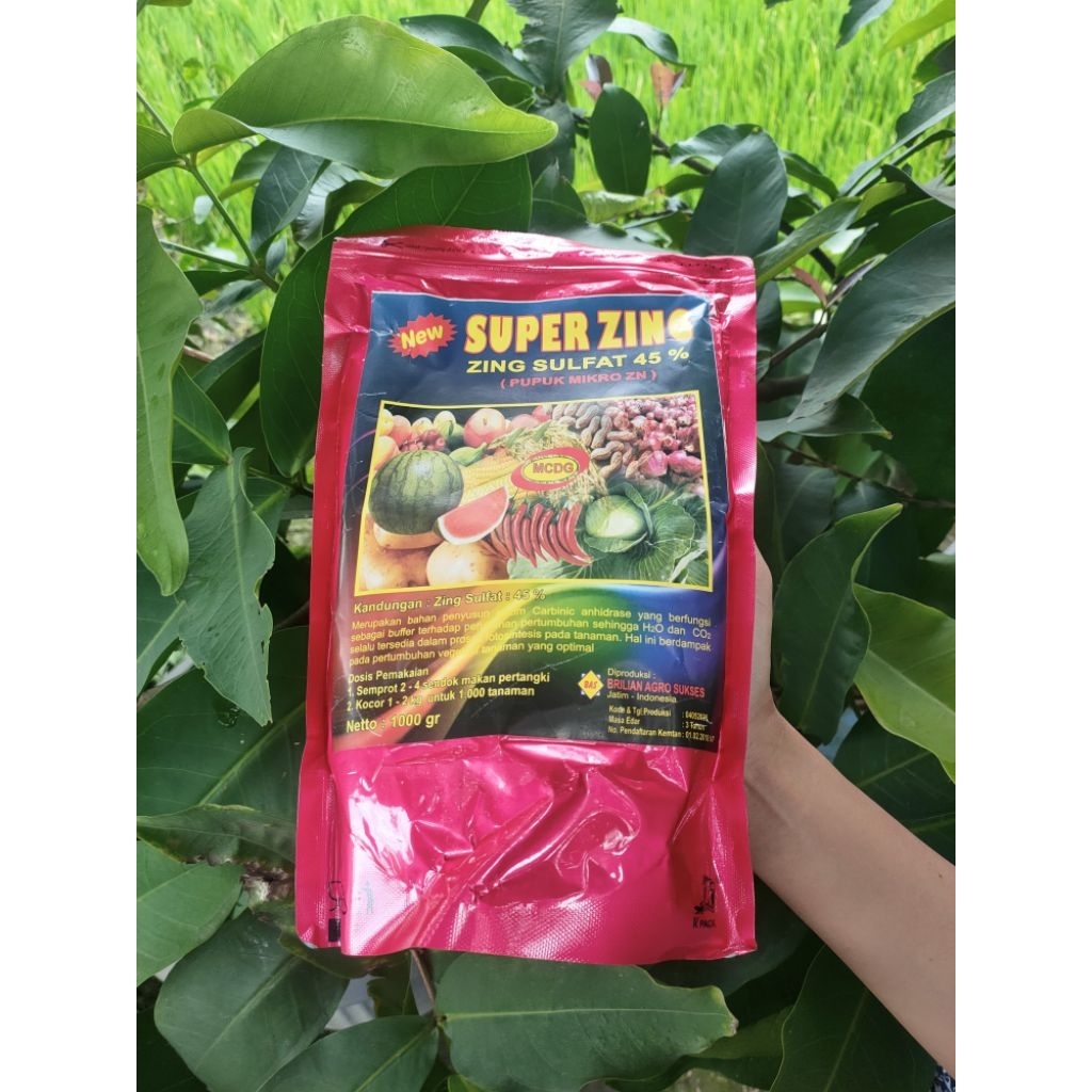 Super Zing 1 kg – Pupuk Mikro Zinc (Zn) untuk Tanaman & Sawah