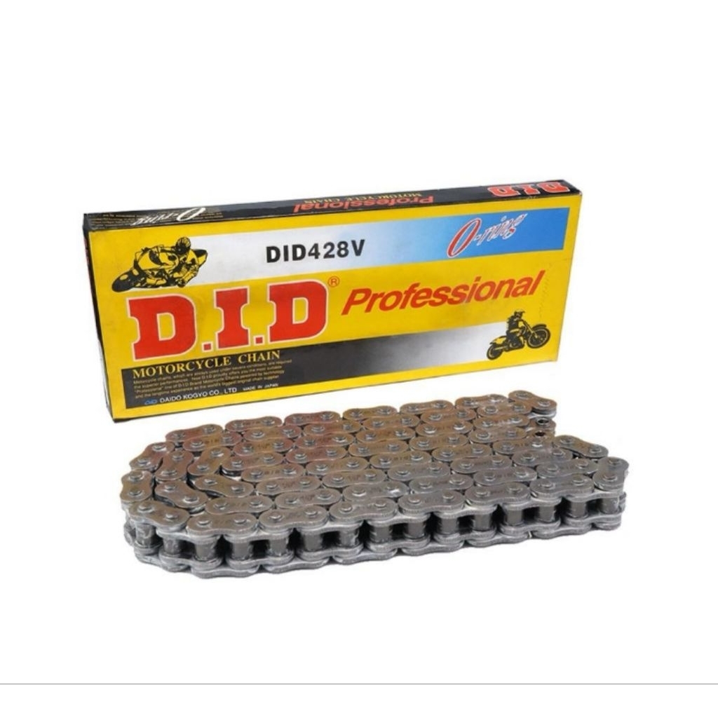 Rantai motor O-ring DID 428V X 128L professional drive chain DID 428V x128L
